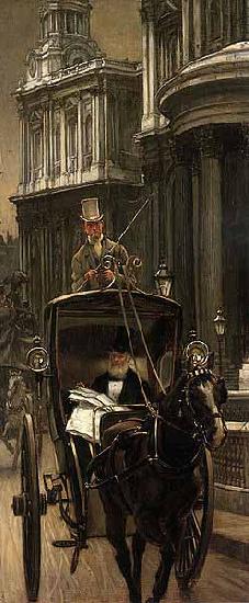 James Tissot Going to Business Germany oil painting art